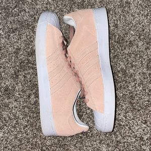 Pink suede adidas